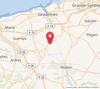 Map of Sainte-Marie-Kerque, Hauts-de-France