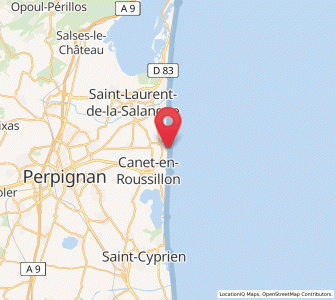 Map of Sainte-Marie-Plage, Occitanie