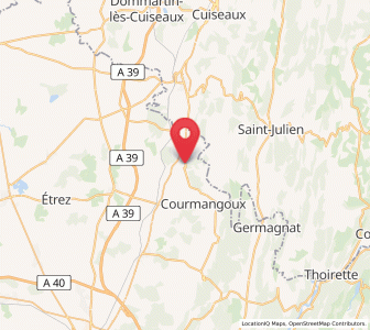 Map of Salavre, Auvergne-Rhône-Alpes