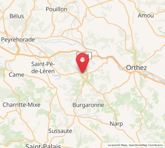 Map of Salies-de-Béarn, Nouvelle-Aquitaine