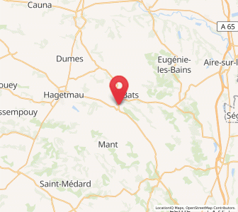 Map of Samadet, Nouvelle-Aquitaine