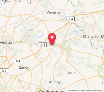 Map of Sammeron, Île-de-France