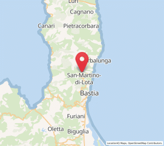 Map of Santa-Maria-di-Lota, Corsica