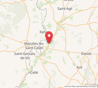 Map of Sargé-sur-Braye, Centre
