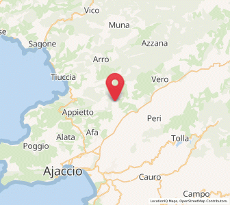 Map of Sarrola, Corsica