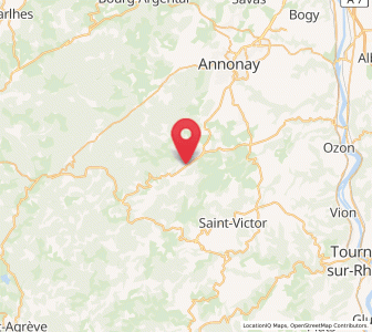 Map of Satillieu, Auvergne-Rhône-Alpes