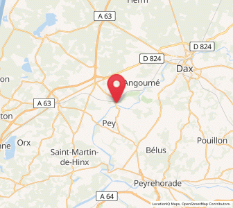 Map of Saubusse, Nouvelle-Aquitaine