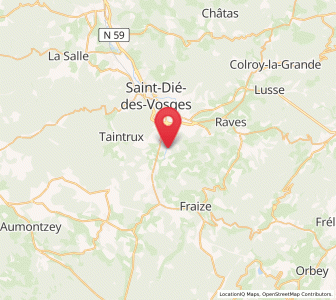 Map of Saulcy-sur-Meurthe, Grand Est