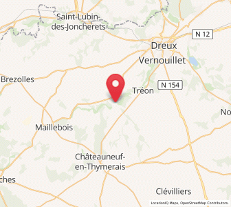 Map of Saulnières, Centre
