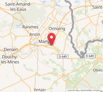 Map of Saultain, Hauts-de-France
