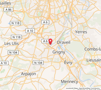 Map of Savigny-sur-Orge, Île-de-France