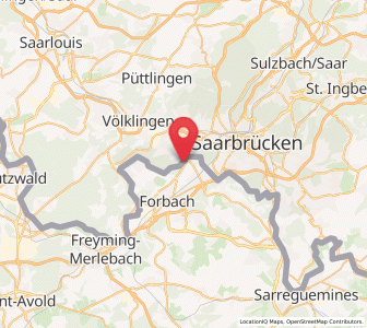 Map of Schœneck, Grand Est