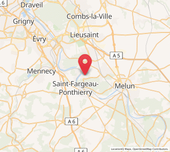 Map of Seine-Port, Île-de-France