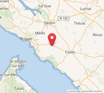 Map of Semussac, Nouvelle-Aquitaine