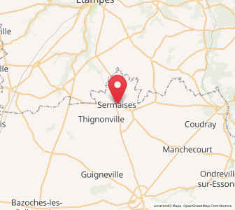 Map of Sermaises, Centre