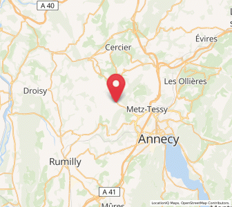 Map of Sillingy, Auvergne-Rhône-Alpes