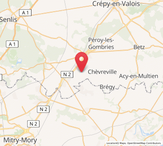 Map of Silly-le-Long, Hauts-de-France