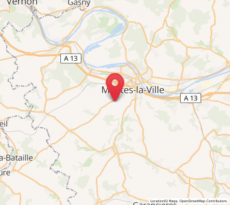 Map of Soindres, Île-de-France