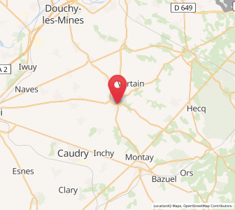 Map of Solesmes, Hauts-de-France