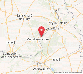 Map of Sorel-Moussel, Centre