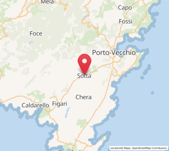 Map of Sotta, Corsica
