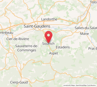 Map of Soueich, Occitanie