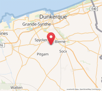 Map of Steene, Hauts-de-France