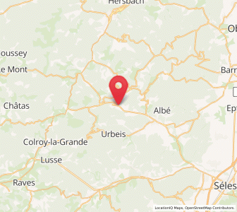 Map of Steige, Grand Est