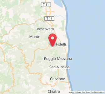 Map of Taglio, Corsica