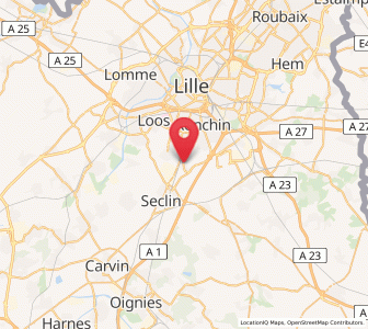 Map of Templemars, Hauts-de-France