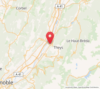 Map of Tencin, Auvergne-Rhône-Alpes