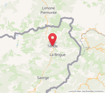 Map of Tende, Provence-Alpes-Côte d'Azur