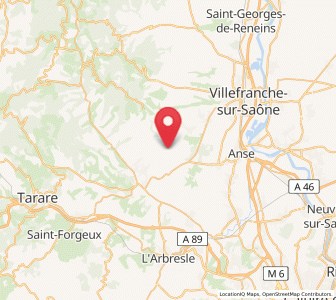 Map of Theizé, Auvergne-Rhône-Alpes