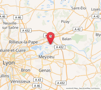 Map of Thil, Auvergne-Rhône-Alpes