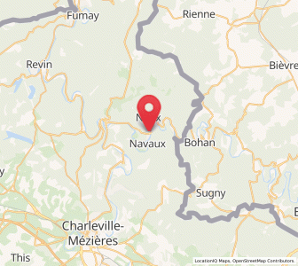 Map of Thilay, Grand Est