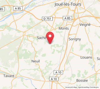 Map of Thilouze, Centre