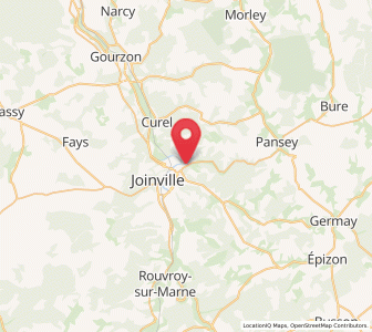 Map of Thonnance-lès-Joinville, Grand Est