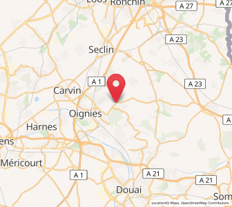 Map of Thumeries, Hauts-de-France