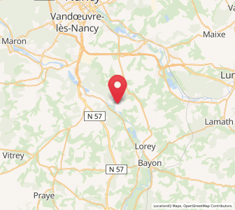 Map of Tonnoy, Grand Est