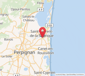 Map of Torreilles, Occitanie