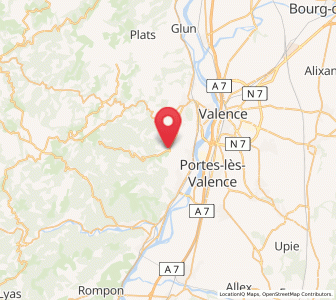 Map of Toulaud, Auvergne-Rhône-Alpes