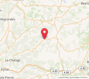 Map of Tourtoirac, Nouvelle-Aquitaine