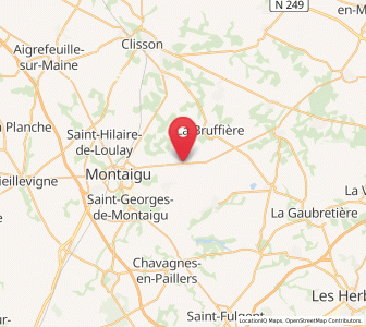 Map of Treize-Septiers, Pays de la Loire