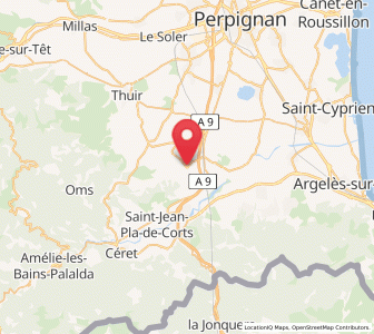 Map of Tresserre, Occitanie