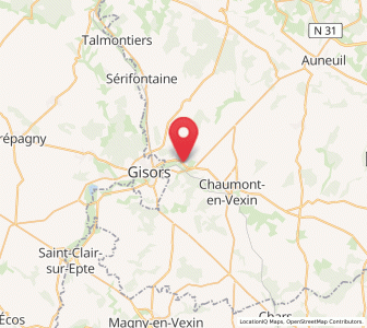Map of Trie-Château, Hauts-de-France