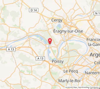 Map of Triel-sur-Seine, Île-de-France