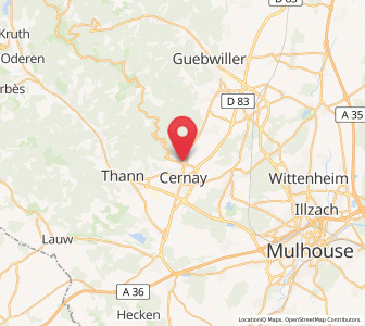 Map of Uffholtz, Grand Est