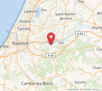 Map of Urcuit, Nouvelle-Aquitaine