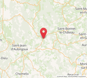 Map of Usson-en-Forez, Auvergne-Rhône-Alpes