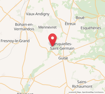 Map of Vadencourt, Hauts-de-France